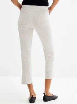 Seersucker striped legging