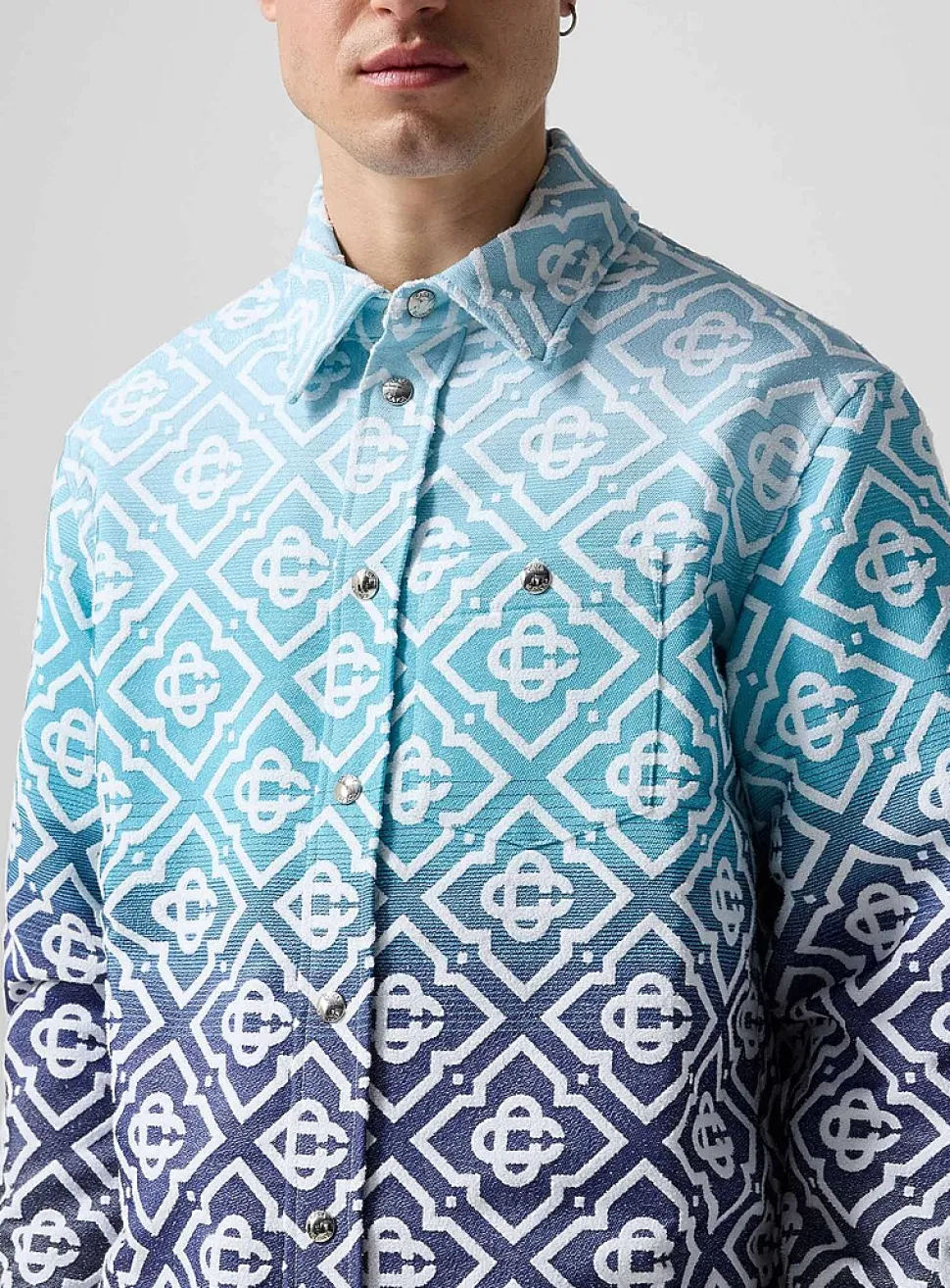 Shade terry jacquard overshirt