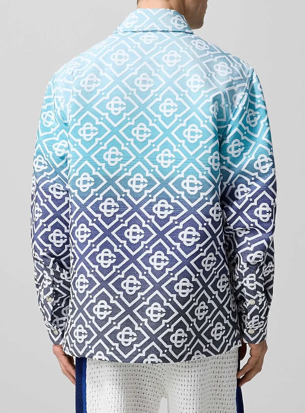Shade terry jacquard overshirt
