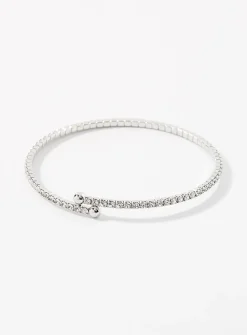 Shimmery crystal bangle