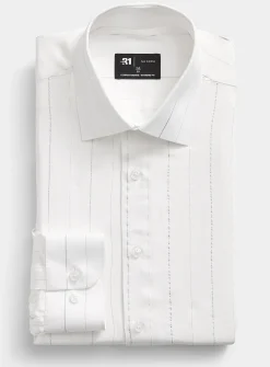 Shimmery stripe shirt