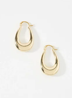 Shiny oval hoops