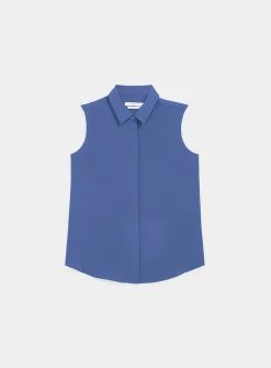 Shirt collar silky cami