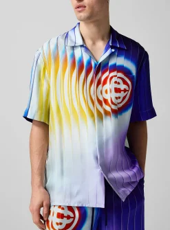 Shockwave pure silk cabana shirt
