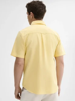 Short-sleeve Oxford shirt