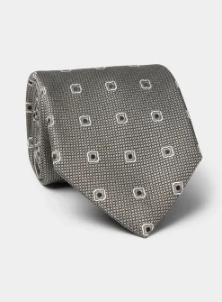 Silk pattern tie