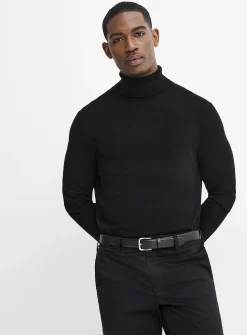 Silky knit turtleneck
