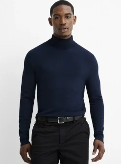 Silky knit turtleneck