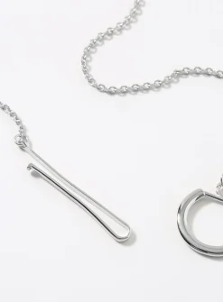 Silver gusset chain