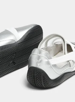 Silver Speedcat Ballet sneakers