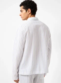 Skyler striped seersucker shirt