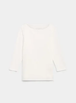 3/4-sleeve soft T-shirt