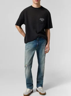 1979 slim-fit distressed jean