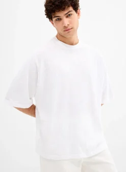 Slub jersey raglan T-shirt