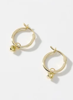 Small birthstone earrings