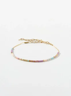 Small colourful bead bracelet