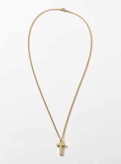 Small cross necklace