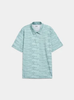 Small patterns golf polo