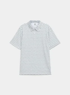 Small patterns golf polo