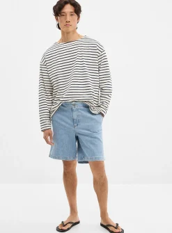 Soft denim Bermudas