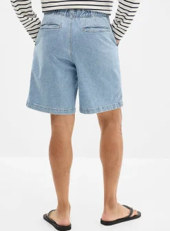 Soft denim Bermudas