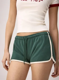 Soft fleece athletic minishort