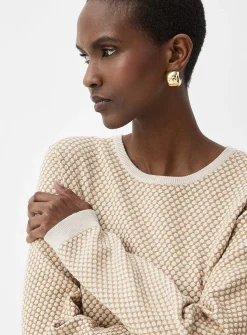 Soft honeycomb sweater