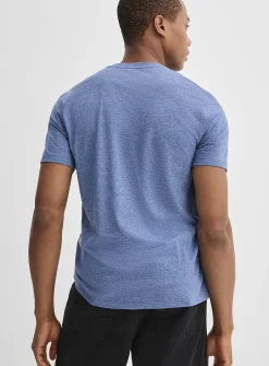 Soft jersey Henley T-shirt