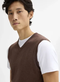 Soft knit vest