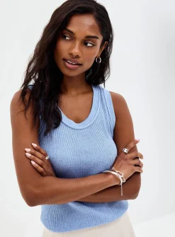 Soft rib-knit cami