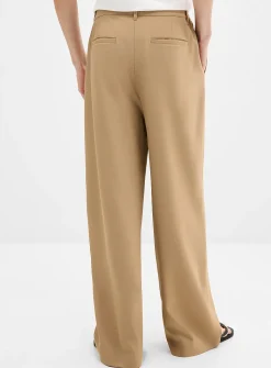 Soft twill wide pant