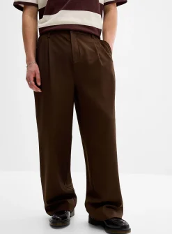Soft twill wide pant