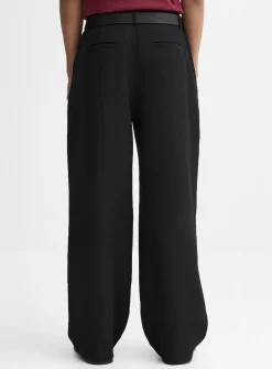 Soft twill wide pant