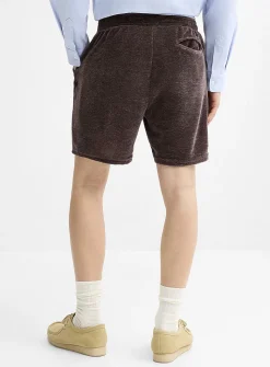 Solid chenille knit short