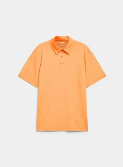 Solid colour golf polo
