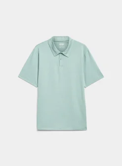Solid colour golf polo