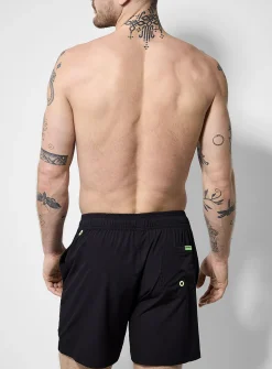 Solid colour stretch swim trunk