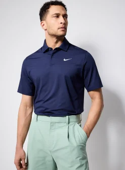 Solid cool jersey golf polo