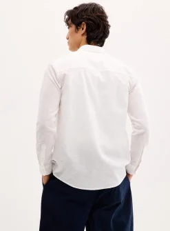 Solid linen shirt