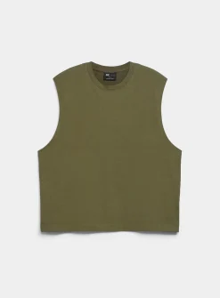 Solid muscle tee
