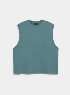 Solid muscle tee