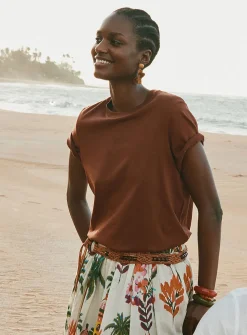 Solid organic cotton T-shirt