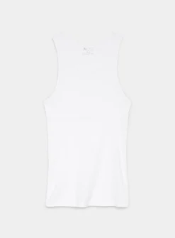 Solid ribbed tank undershirts