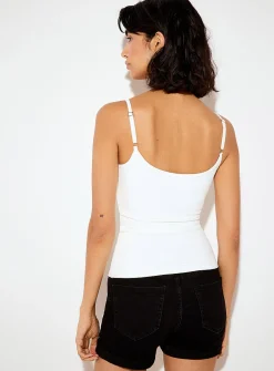 Solid second skin cami