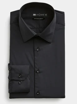Solid stretch shirt
