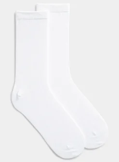 Solid stretch socks