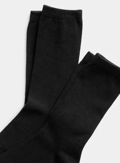 Solid stretch socks