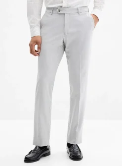 Solid twill comfort pant