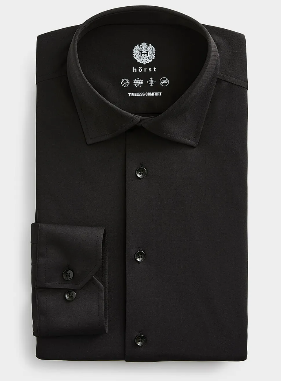 Solid ultra-stretch shirt