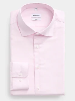 Solid wrinkle-free shirt